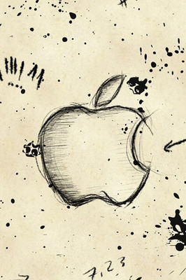 炫酷苹果logo设计iphone手机壁纸-146kb