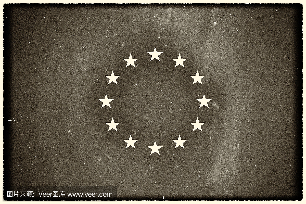 欧盟国旗(黑白版)