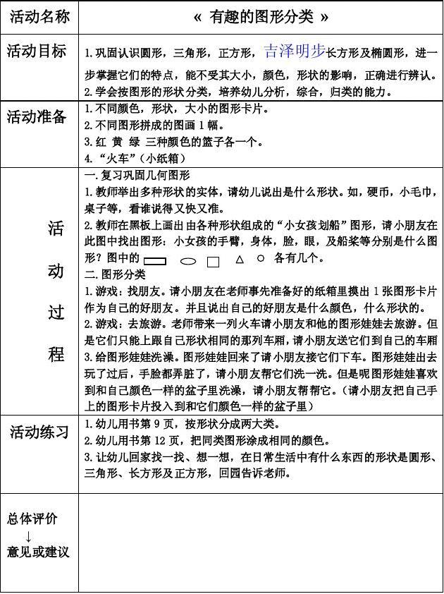 幼儿园体育听课评课记录_幼儿园听课评课记录范文_幼儿园听课评课记录范文