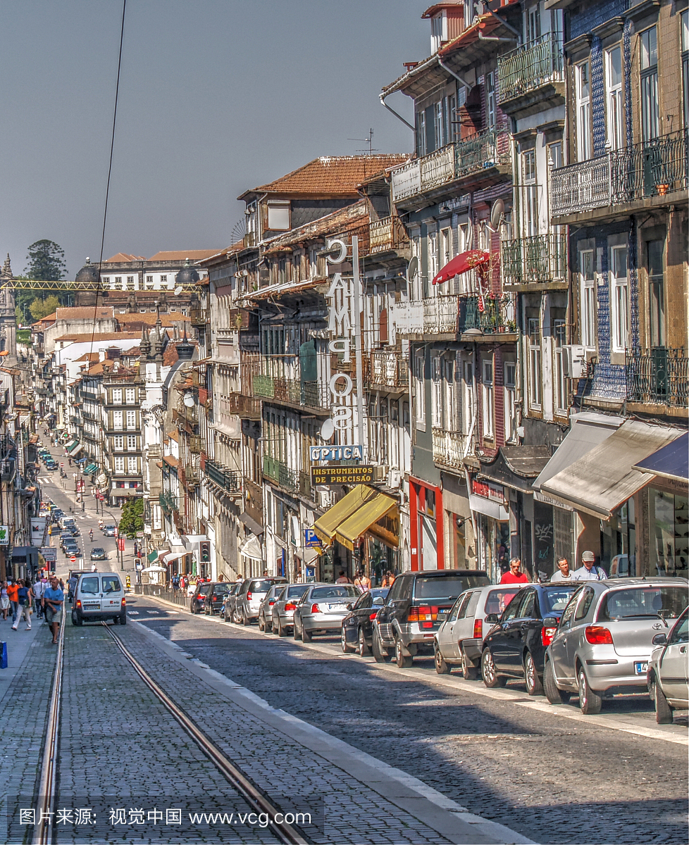 购物街在葡萄牙波尔图