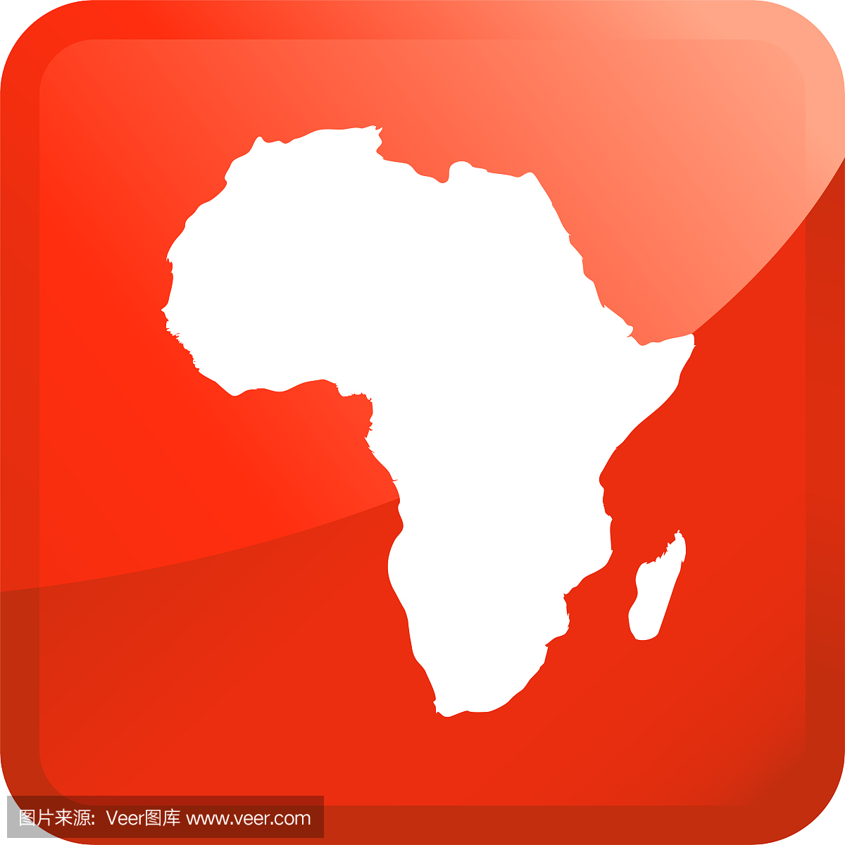 非洲地图。