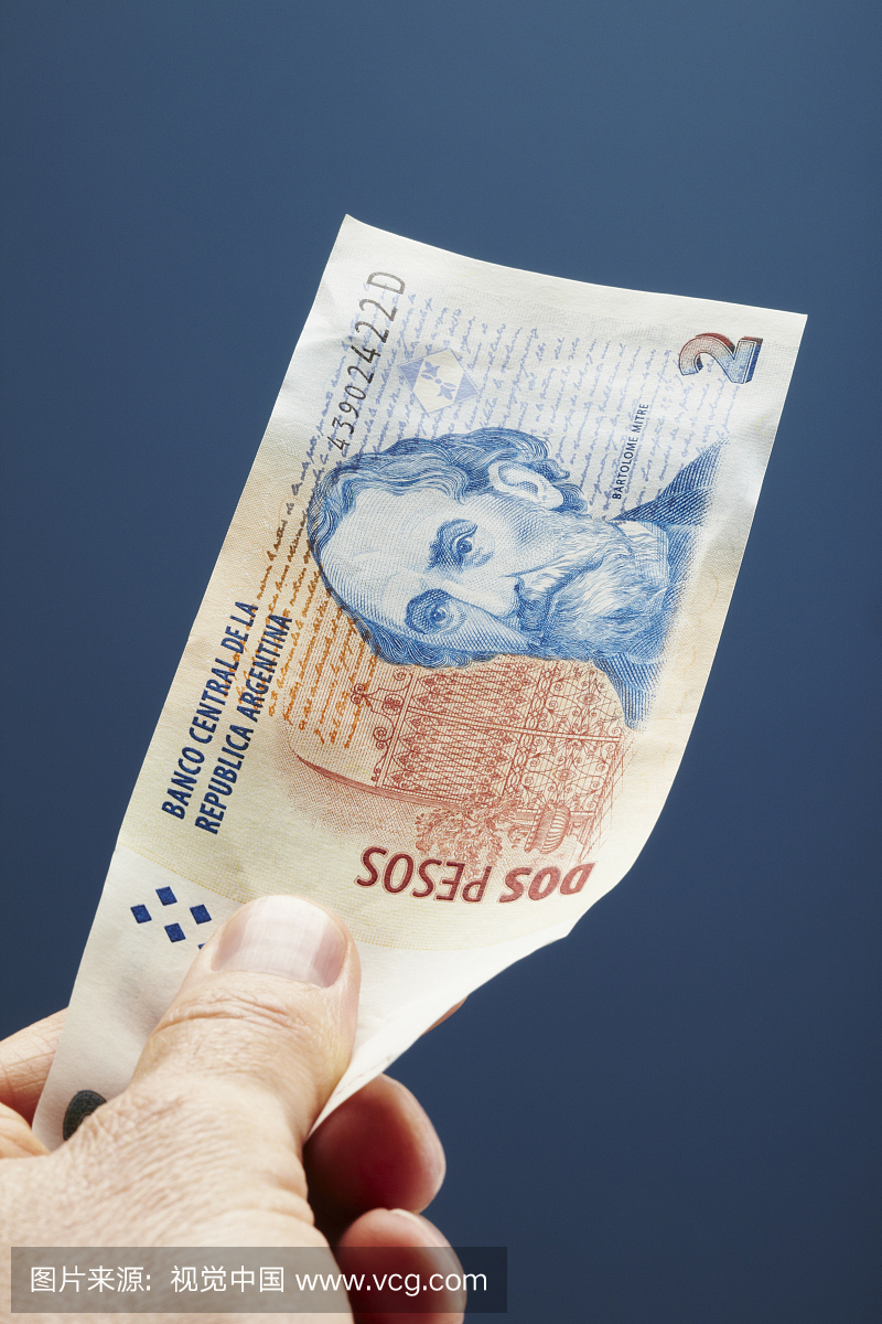 阿根廷货币,中老年人,人,手掌