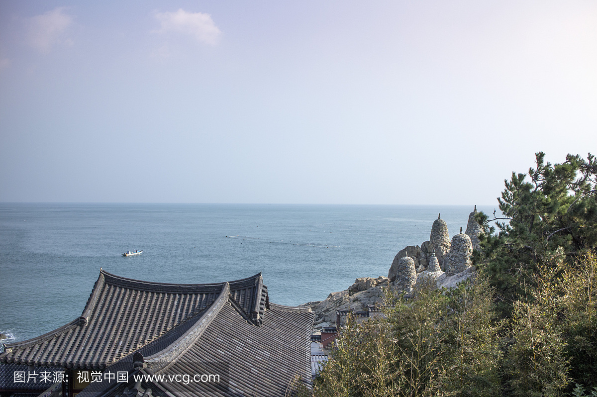 海岸,海东龙宫寺,釜山,韩国