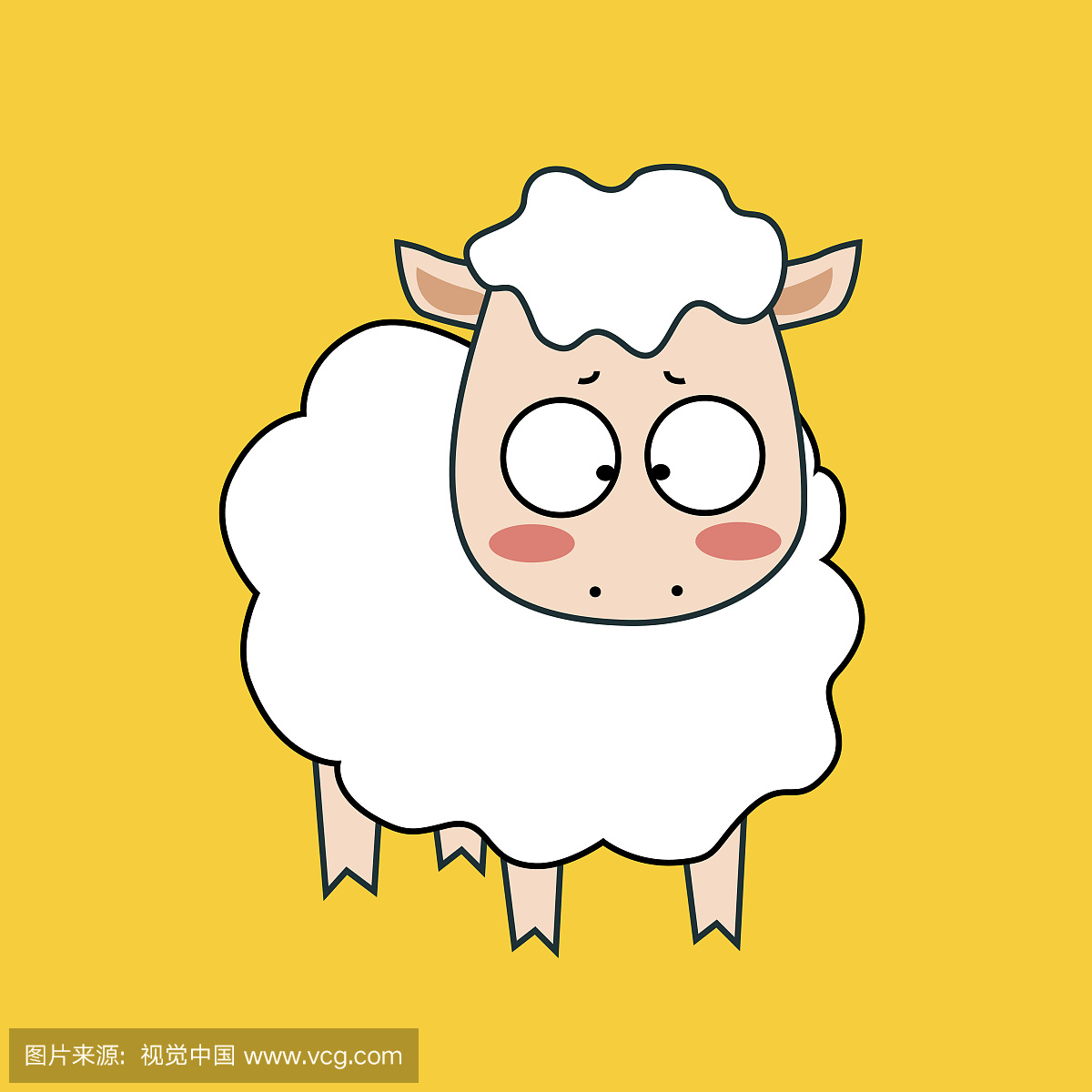 数羊睡觉的概念插画图片素材_ID:142241161-Veer图库