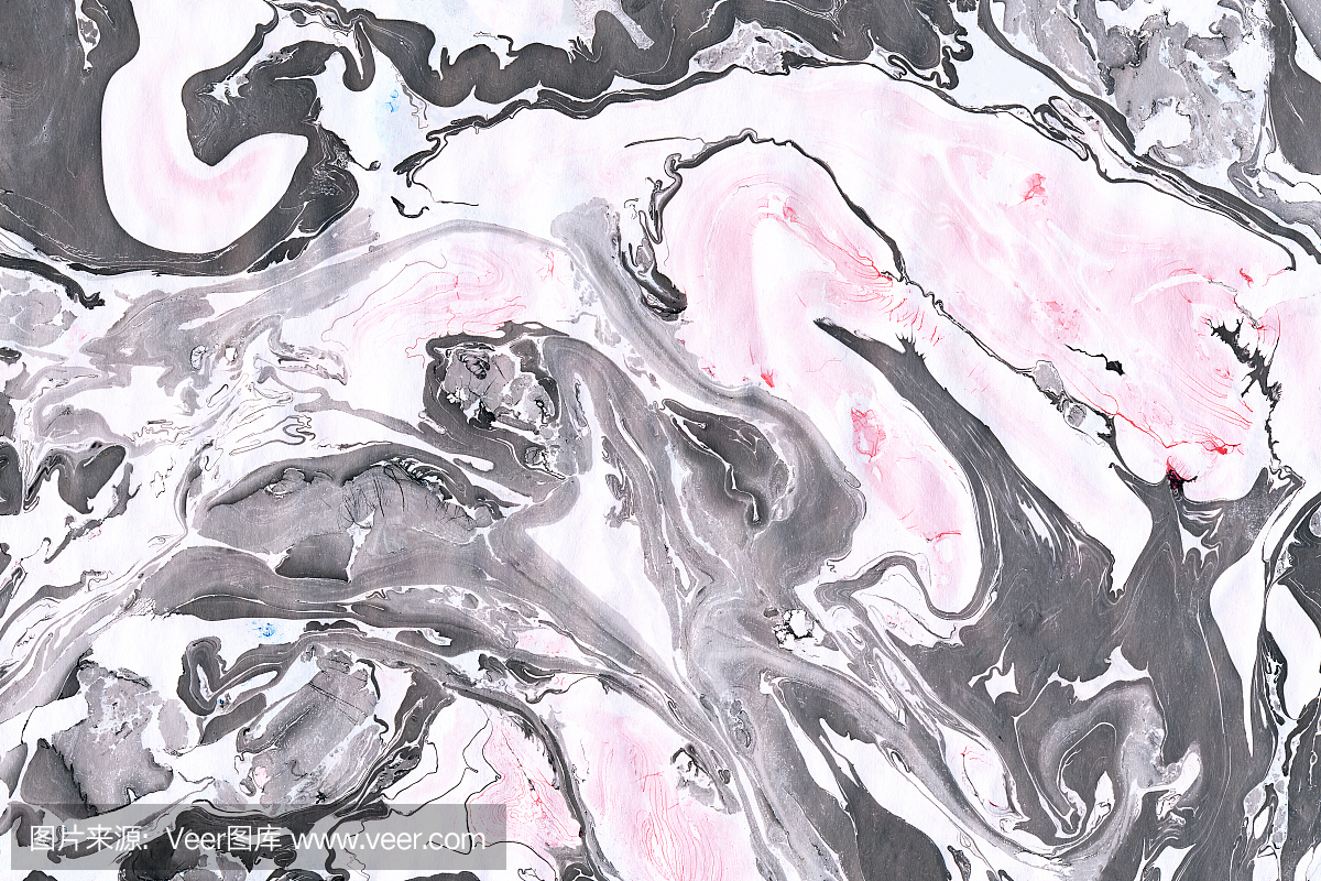 黑色和粉色大理石壁纸。