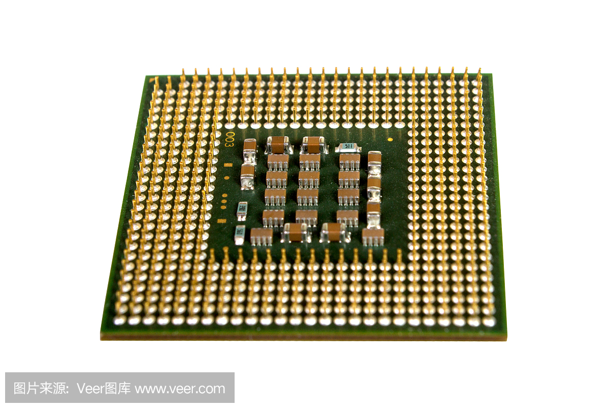 计算机中央处理器单元的微量元件,CPU触点引