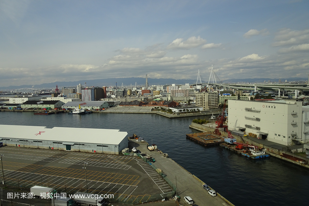 大阪港在大阪府的大阪市在日本