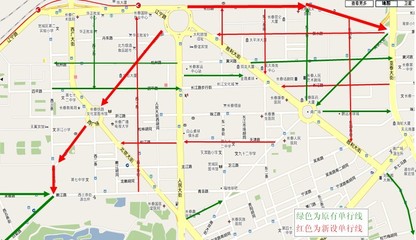 锦州交通地图单行线图片