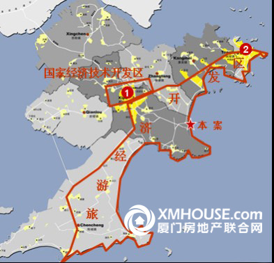 漳州东山房地产区位图图片