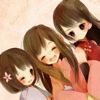 动漫三姐妹头像大全_动漫头像_qq头像大全 --9kb