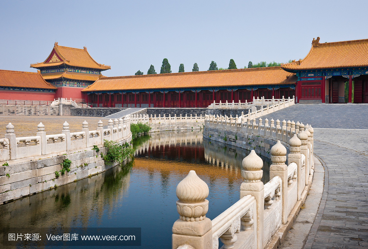 北京故宫内金水河