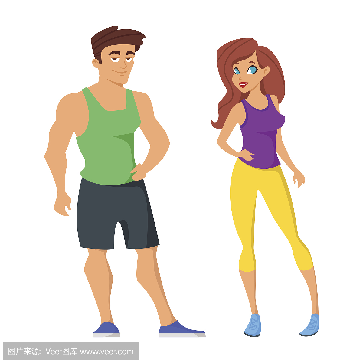 女人,男性美,绘画插图,乌克兰