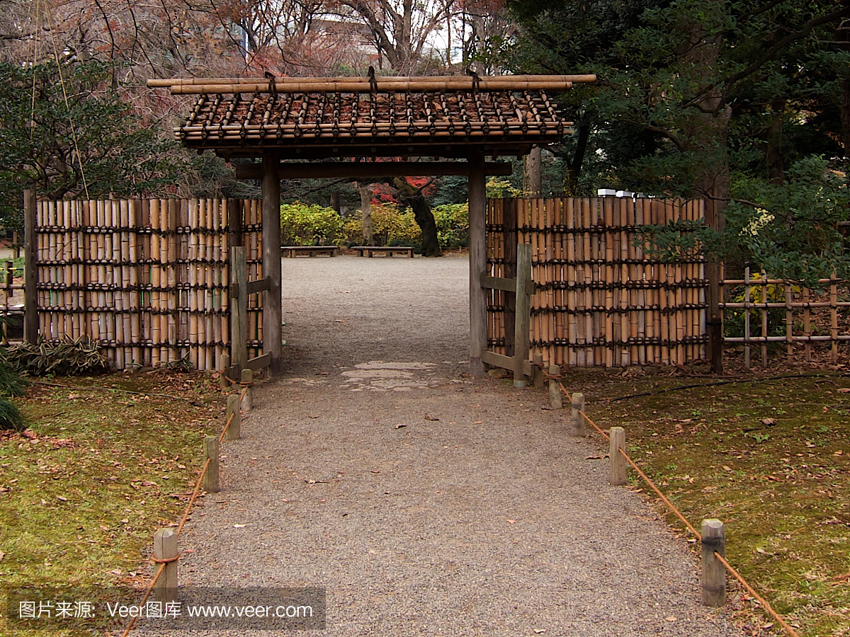 日本门在日久宫公园