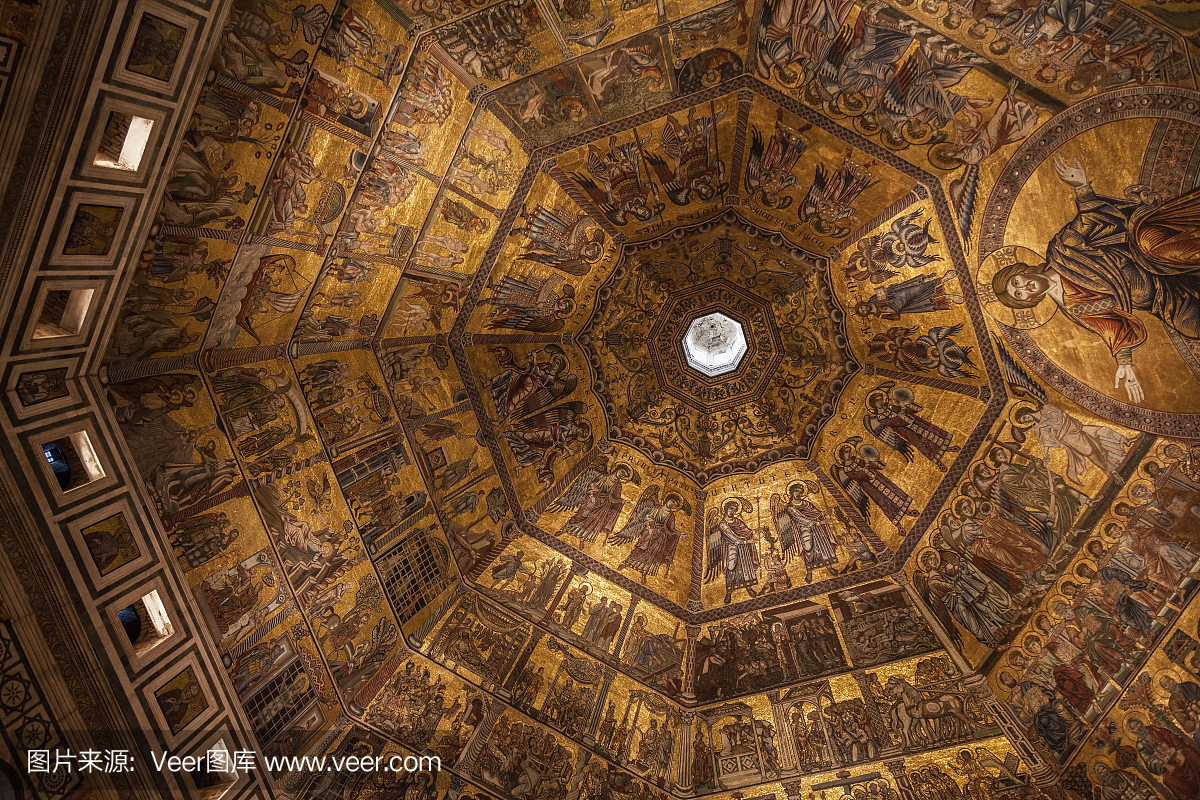 圣约翰的洗礼堂在佛罗伦萨,意大利