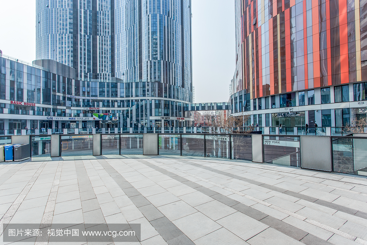 北京国贸购物中心广场建筑