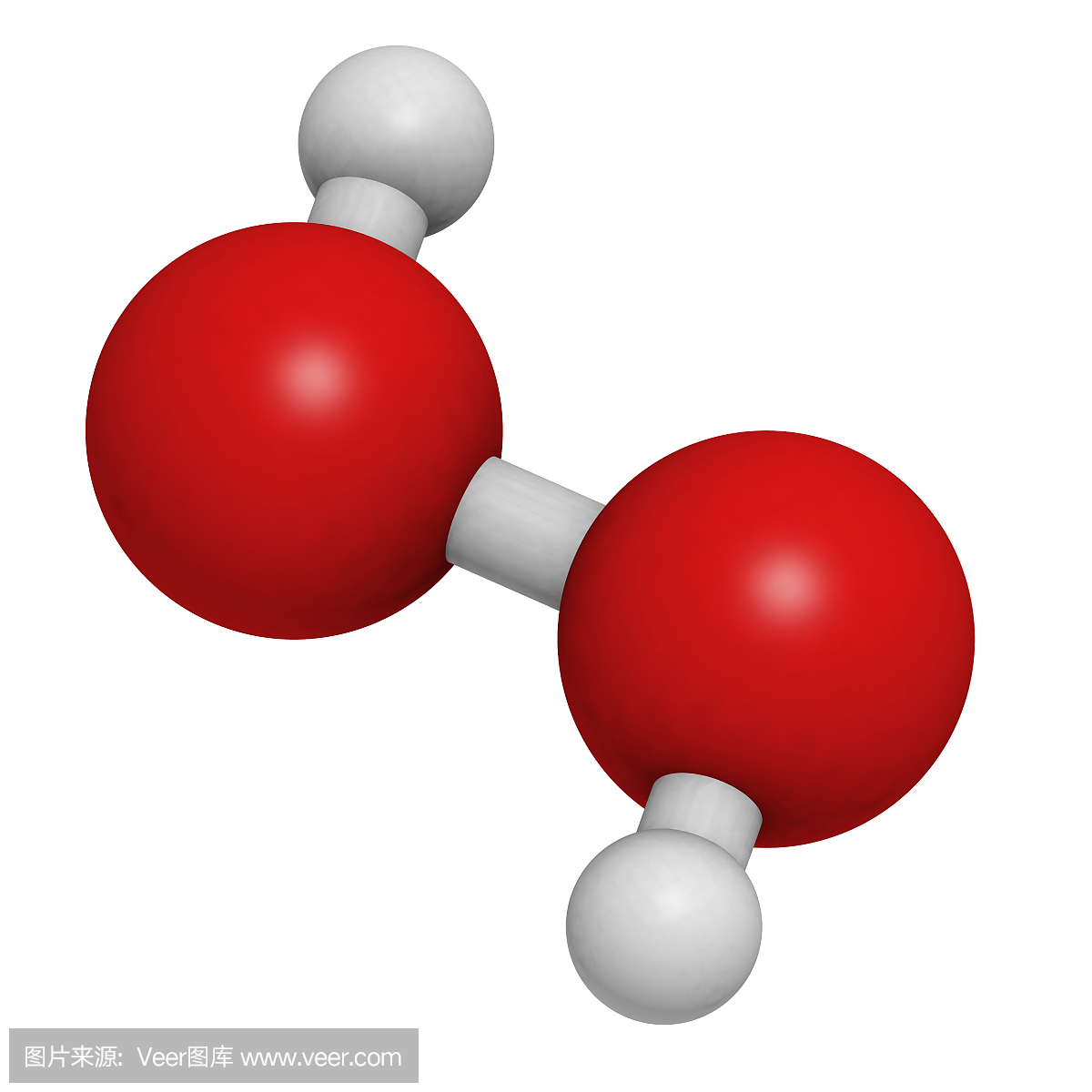 过氧化氢(H2O2)分子