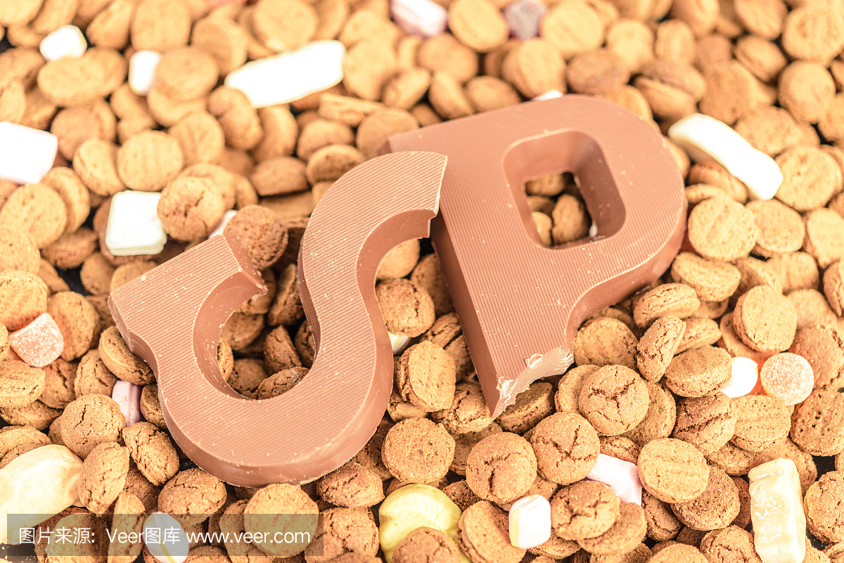 Sinterklaas或Sint Nicolaas荷兰民俗儿童节假日