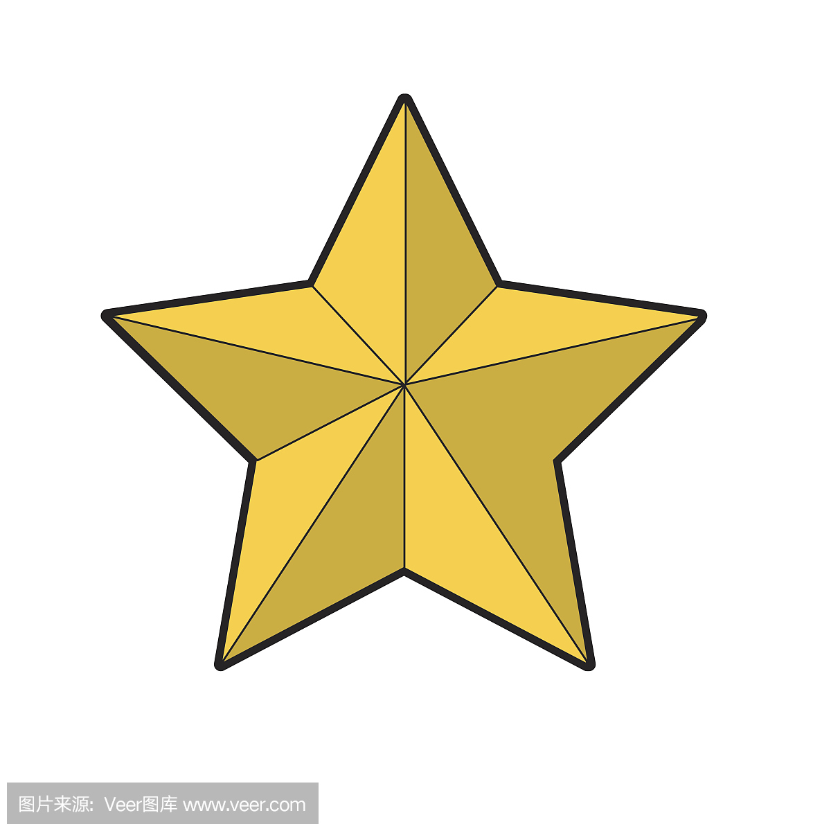 闪亮的星星和圣诞快乐的符号