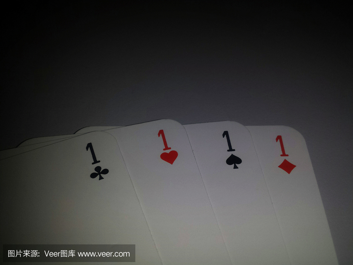 四个ace扑克牌游戏