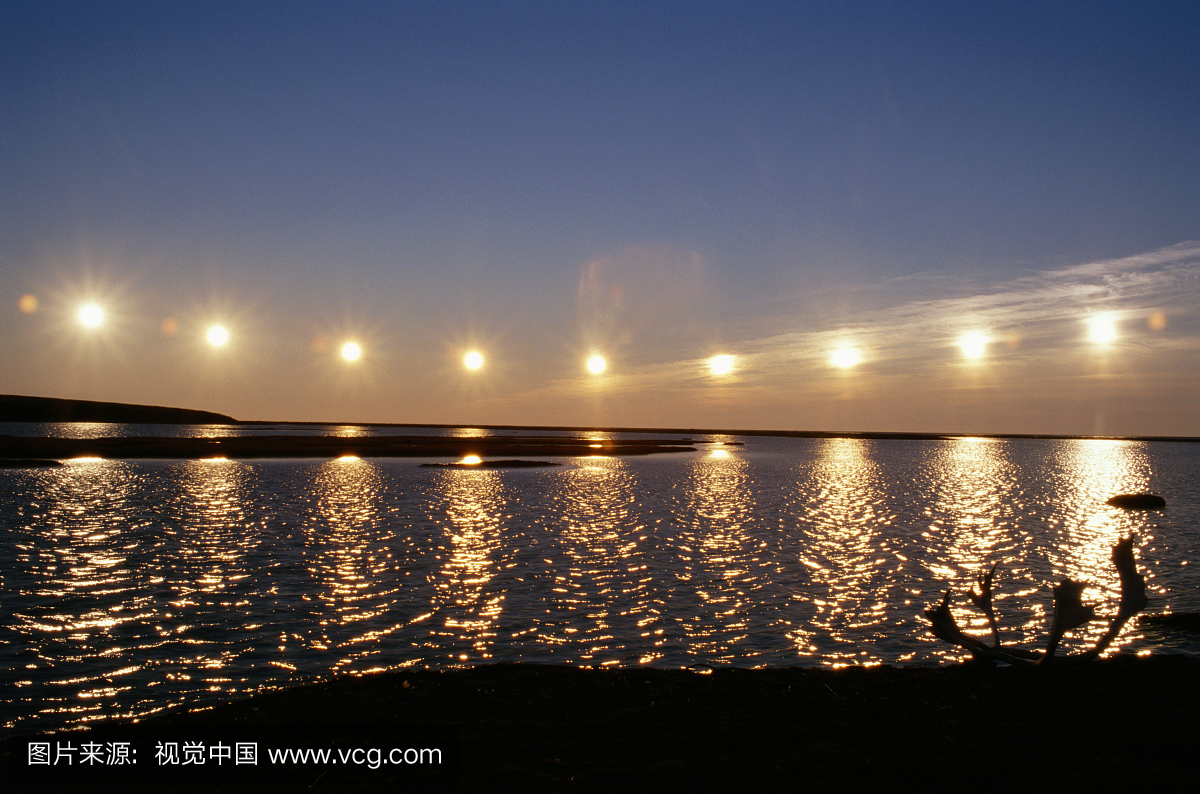 极昼,南北极现象,子夜太阳,夜半太阳