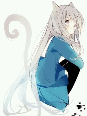 女孩与猫