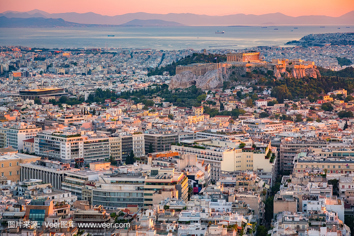 雅典,希腊雅典,希腊首都,巴特农神庙
