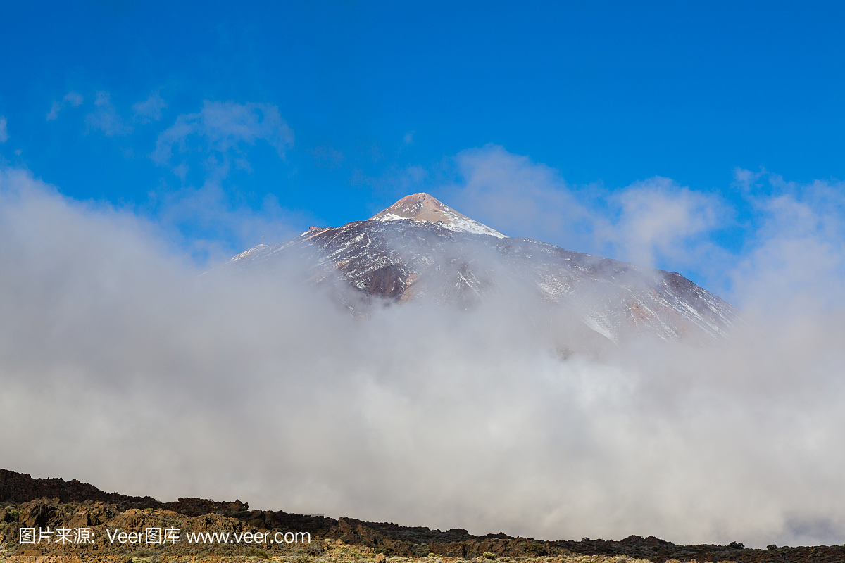 国内著名景点,旅途,萨尔瓦多泰德火山,云景