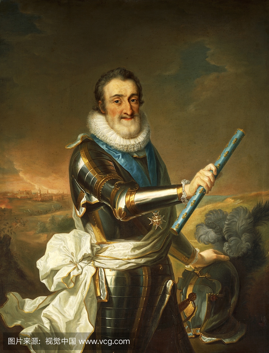 法国亨利四世的肖像(波城,1553年巴黎,1610年