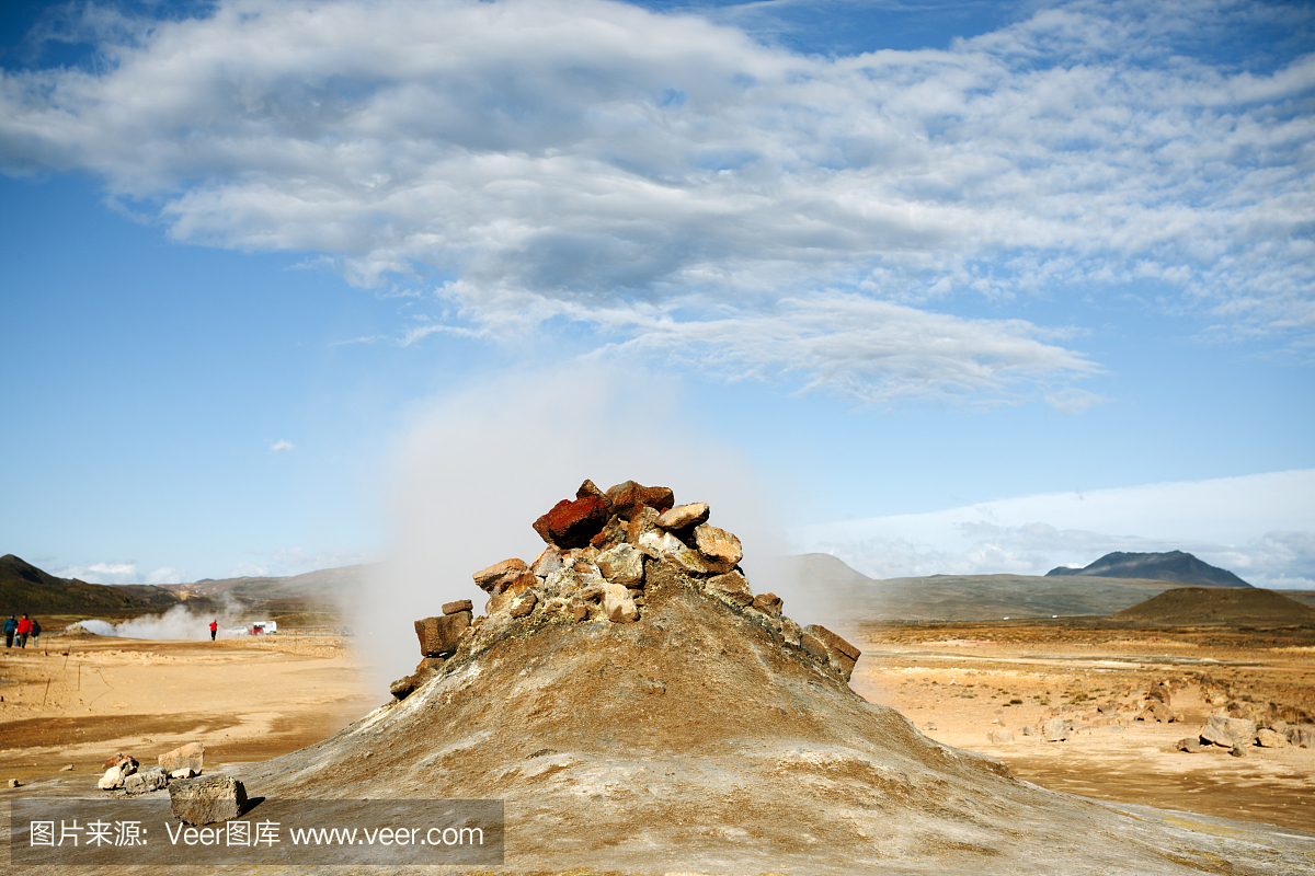 硫磺泉,硫黄泉,建筑的,地质板块