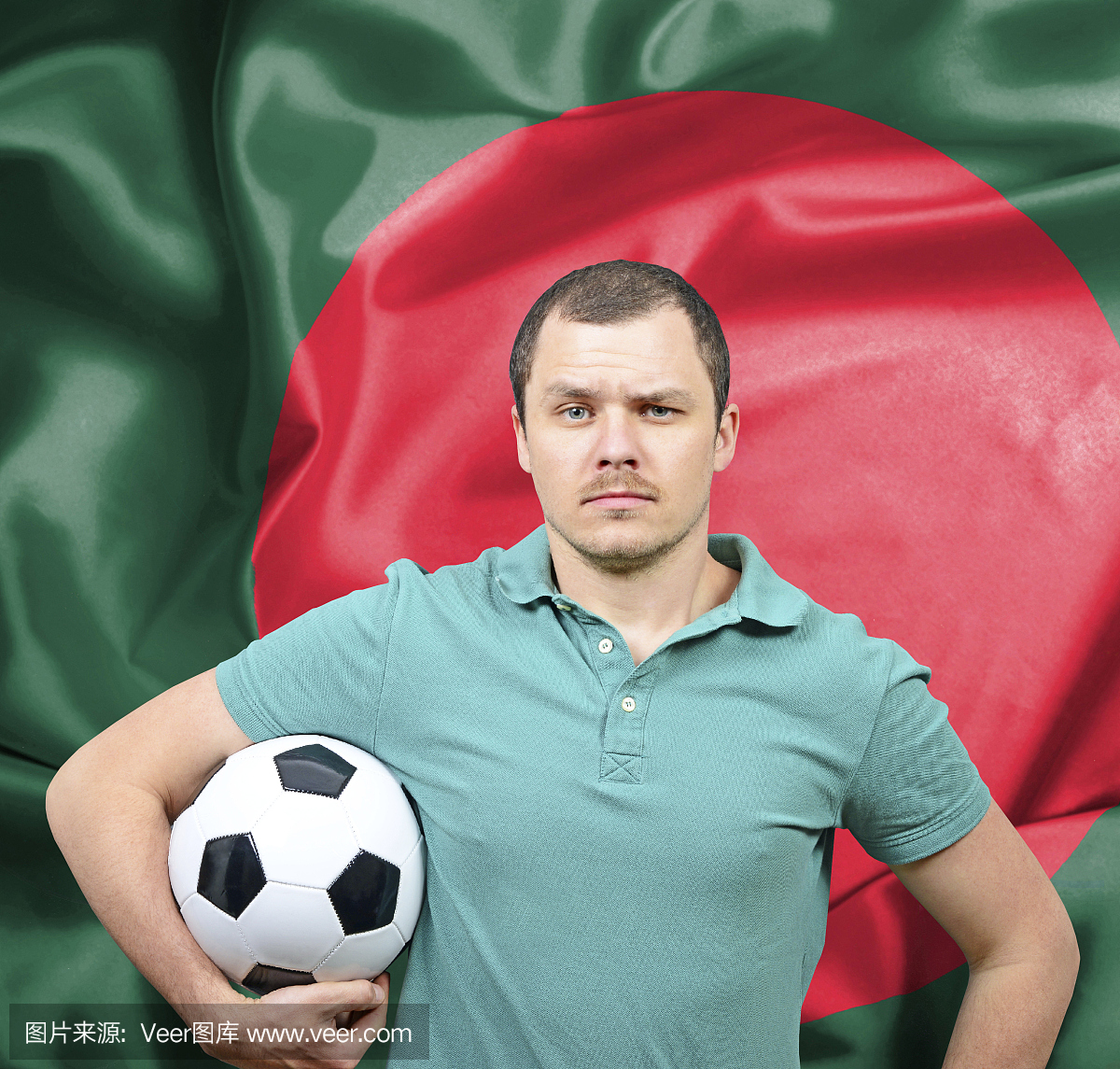 骄傲的足球迷孟加拉国