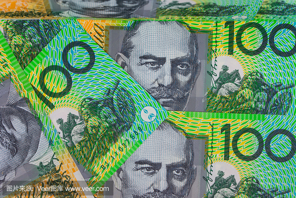 澳大利亚货币 - 一百美元的笔记