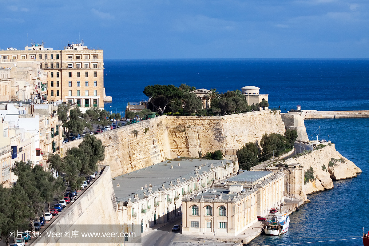 瓦莱塔,马耳他首都,水,旅游目的地
