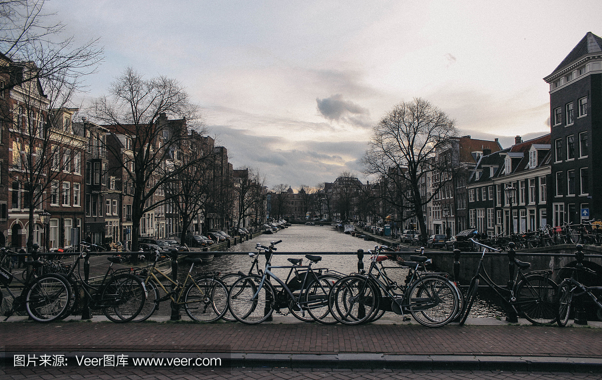 阿姆斯特丹,荷兰城市,荷兰首都,水平画幅
