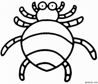 蜘蛛简笔画_动物简笔画_简笔画图片大全_根苗-54kb