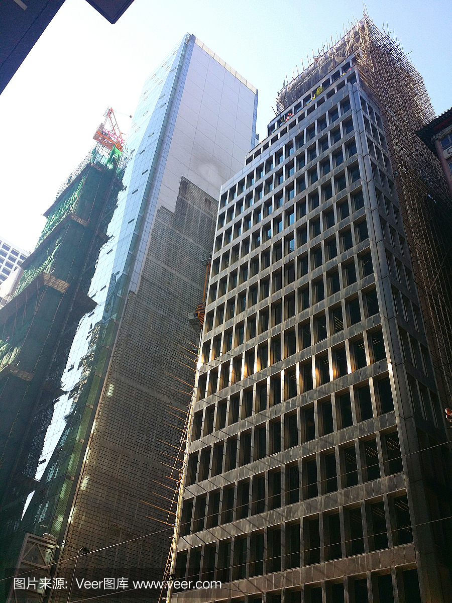 德辅道,德甫路,脚手架,支架的