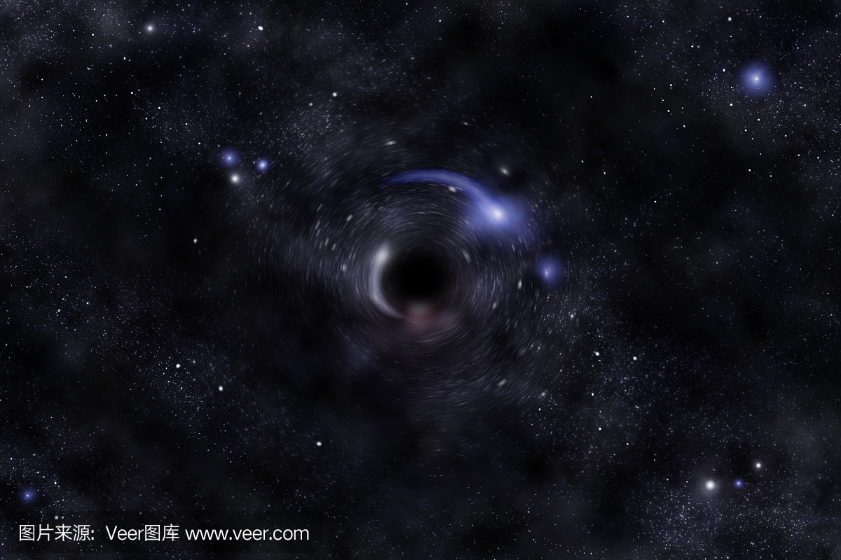 黑洞在梦幻般的空间