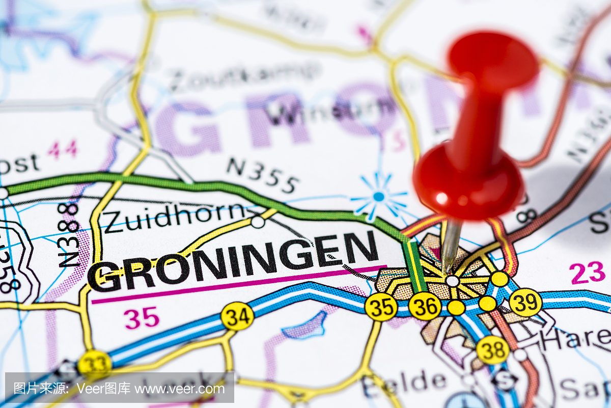 欧洲城市地图系列:格罗宁根