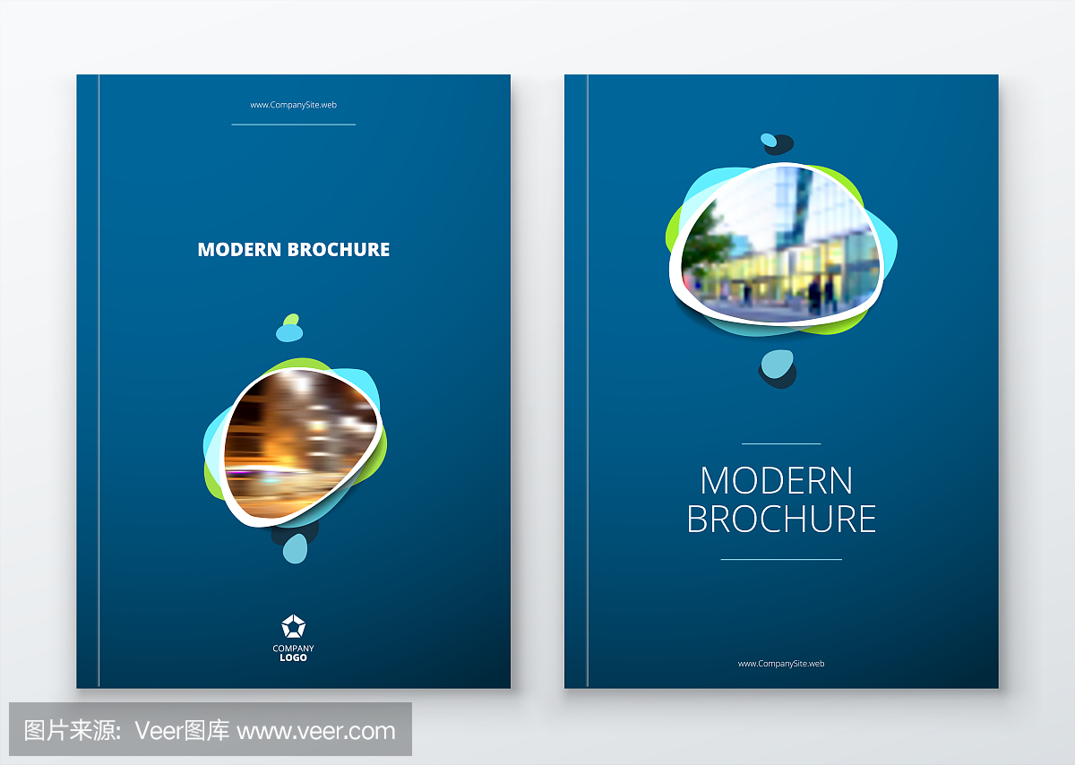 公司业务年度报告,目录,杂志,传单样机。创意现