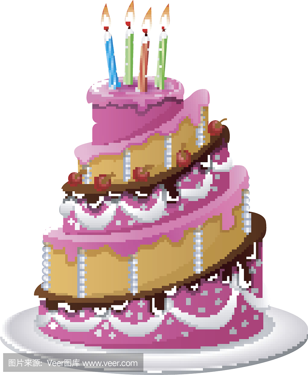 生日蛋糕卡通