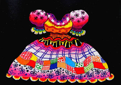 儿童画服装设计