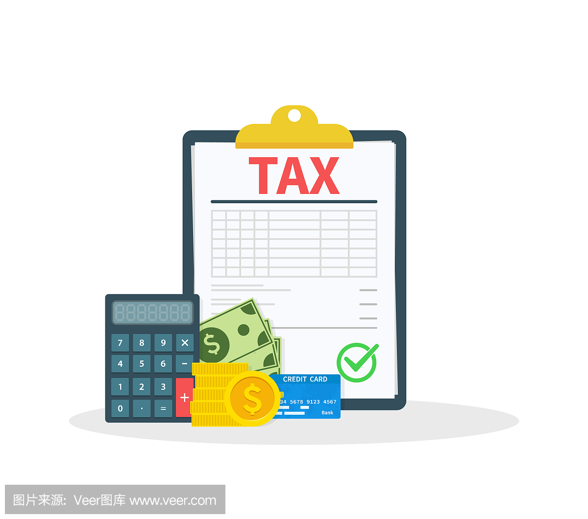 税。概念纳税。数据分析,文书工作,财务研究报