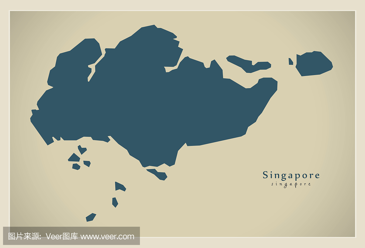 现代地图 - 新加坡SG