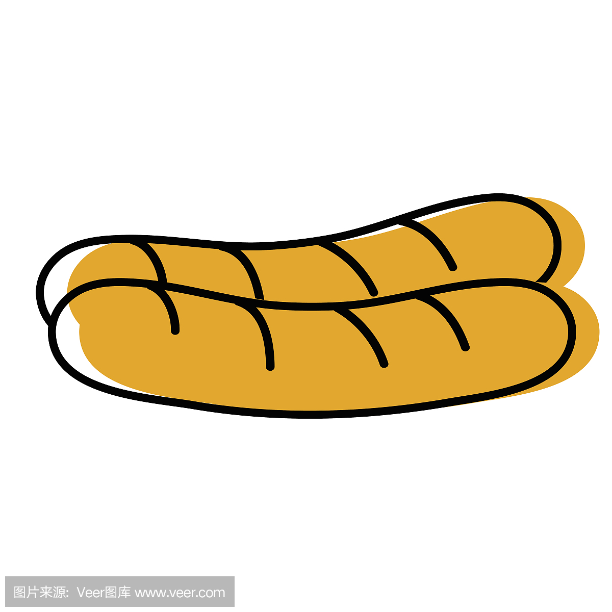 格子烤肉,绘画插图,膳食,肉