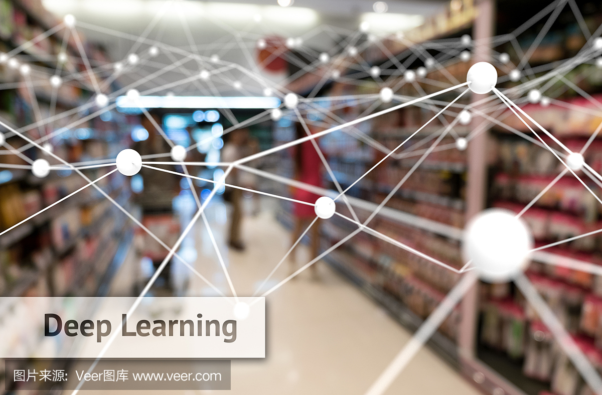 深度学习,神经网络,机器学习和人工智能概念。