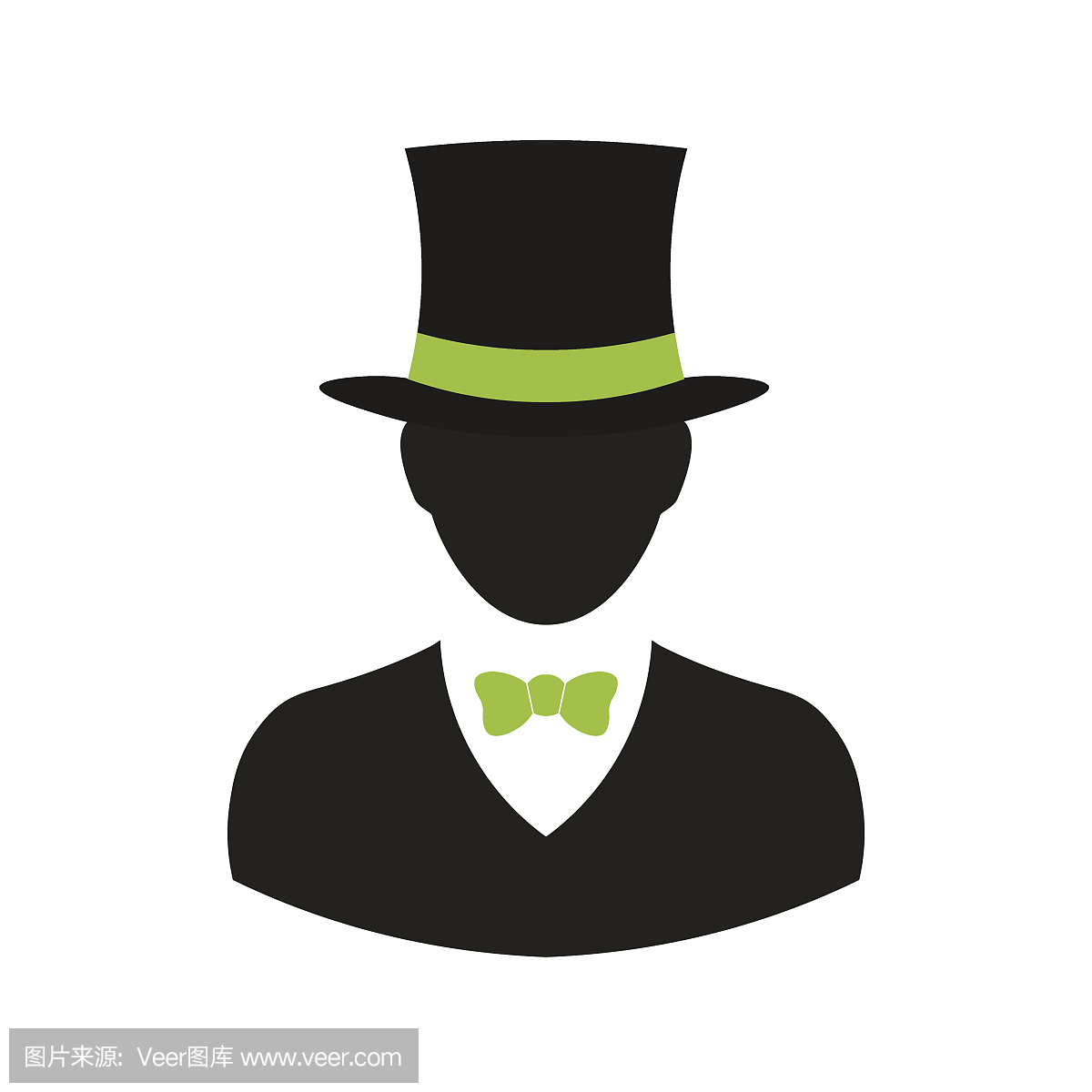 矢量图标人复古风格的网站