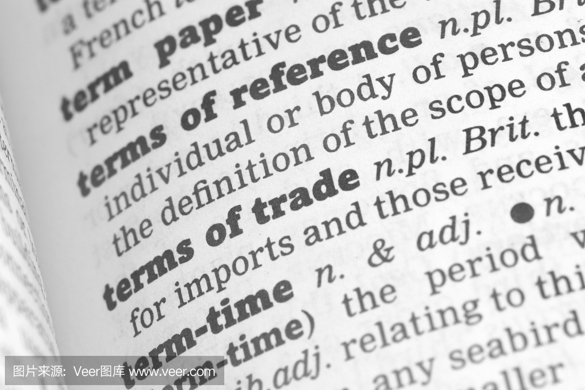 贸易术语词典定义
