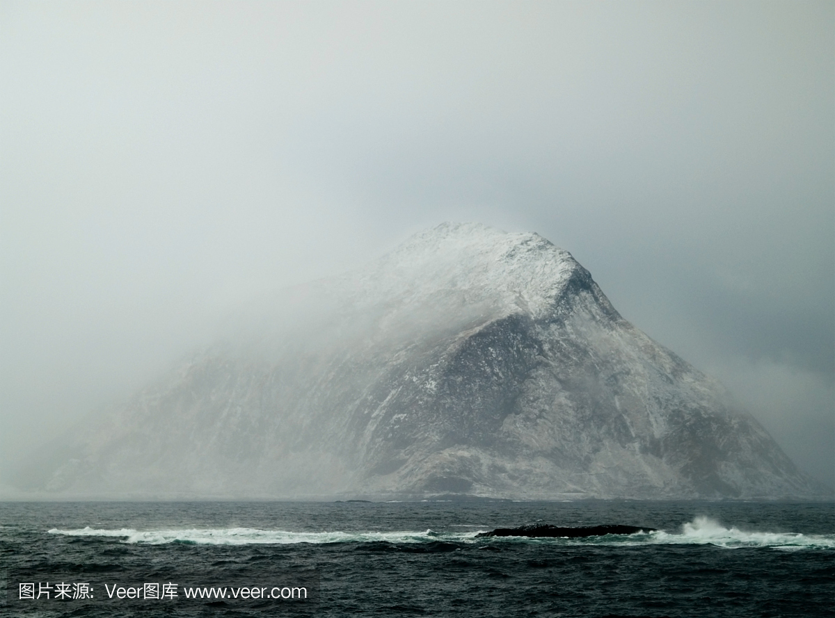 西弗加兹,西Fjords,水,水平画幅