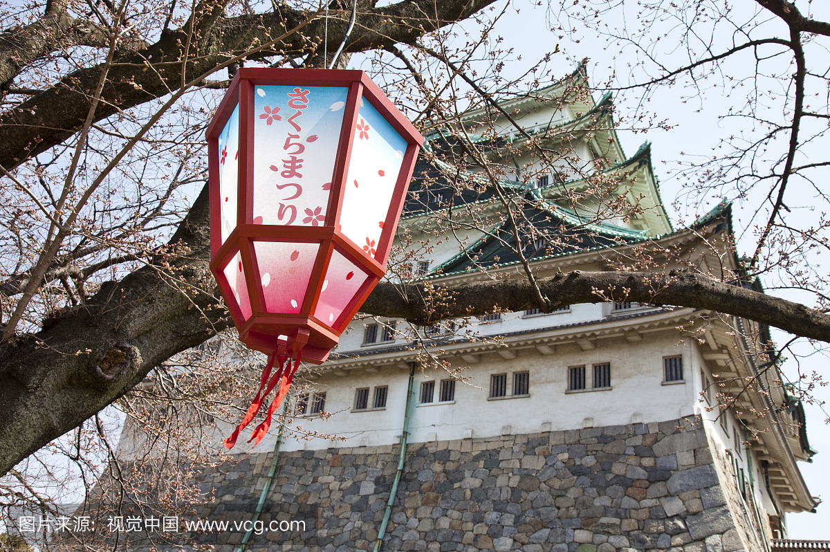 天守阁,灯笼,名古屋城,金城,金鯱城,名古屋,爱知