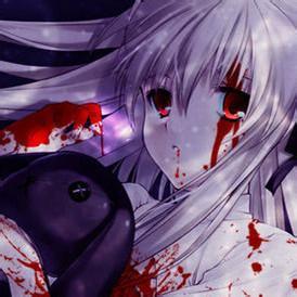 qq头像动漫眼睛流血