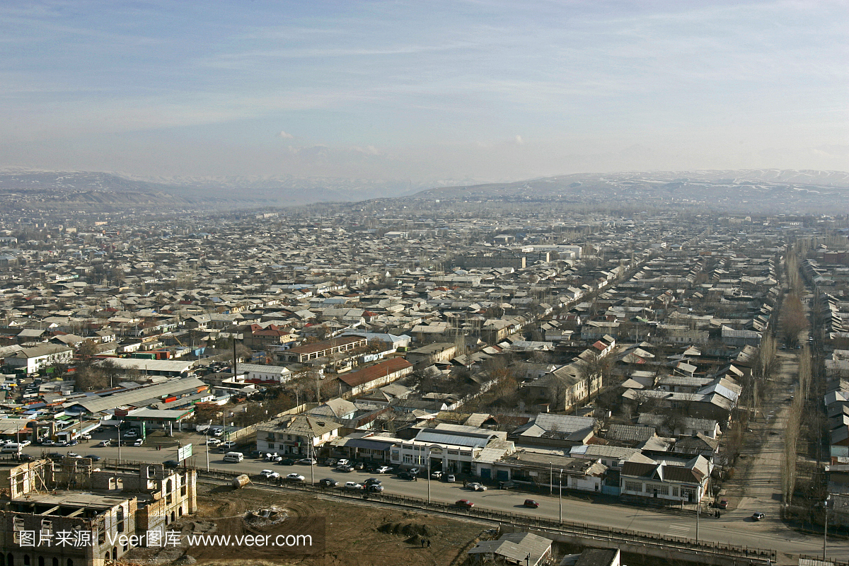 吉尔吉斯斯坦,吉尔吉斯斯坦共和国,天空,水平画